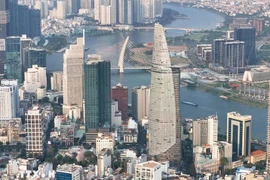 Bitexco金融塔是胡志明市的象征之一。图自越通社