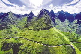 马皮凉岭（Mã Pí Lèng）属于同文岩石高原地质公园（宣光省）。图自《投资报》