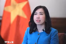 越南外交部副部长黎氏秋姮。图自越通社