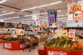 受台风过境后暴雨洪灾直接影响，各省市食品价格大幅上涨。图自Vietnam+