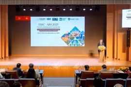 研讨会场景。图自越通社