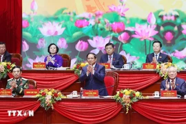 政府党委第一次代表大会（2025-2030年任期）隆重开幕。图自越通社
