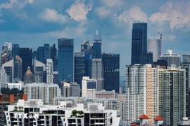 资料图：新加坡的一角。图自越通社