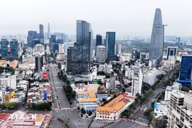 胡志明市的一角。图自越通社