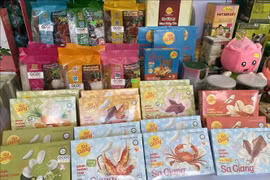 同塔省大米制品备受美国和欧洲消费者喜爱。图自越通社