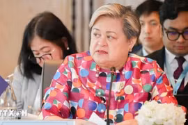 菲律宾外交部长特蕾莎·P·拉扎罗。图自越通社