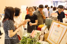 有机农业生产创造更加美好的未来。图自越通社
