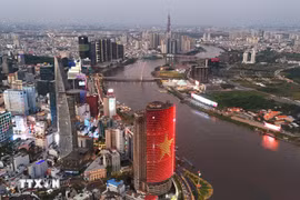 胡志明市一角。图自越通社