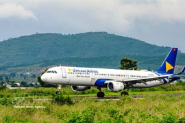 越南旅游航空公司的飞机。图自越通社