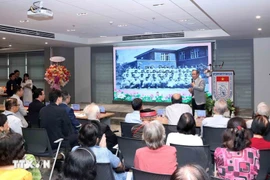见面会场景。图自越通社