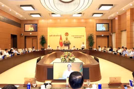 会议场景。图自越通社