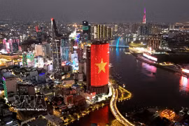 胡志明市中心。图自越通社