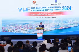 资料图：范明政出席2024年物流论坛。图自越通社