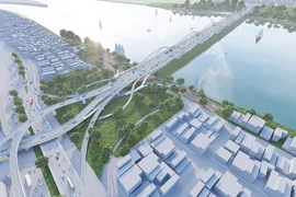 陈兴道大桥投资建设项目效果图。图自《新河内报》