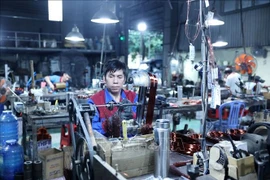 2025年前5月,全国工业生产指数预计同比增长8.8%,其中,加工制造业增长10.8%。图自越通社