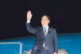梁强离开北京，圆满结束赴中国出席世界反法西斯战争胜利80周年纪念大会并开展工作之旅。图自越通社
