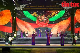 资料图：2024年民族大团结—越南文化遗产周开幕式。图自越通社