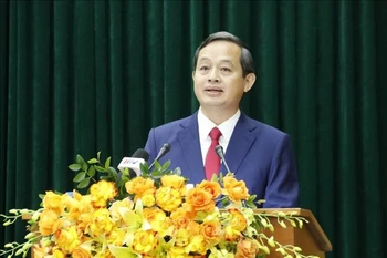 前太原省人民委员会主席范黄山任北宁省省委副书记。图自越通社