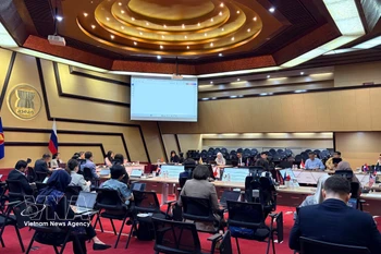会议现场。图自越通社