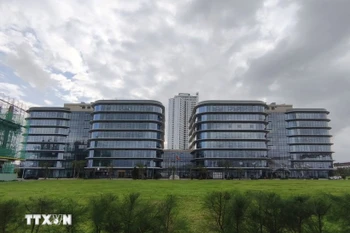 岘港IFC管理机构总部的基础设施和办公用房已完成建设。图自越通社