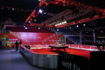 2025年河内九球公开锦标赛的各项筹备工作已全部就绪。图自越通社