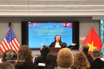 越美推动科技合作高级别研讨会在华盛顿举行。图自越通社