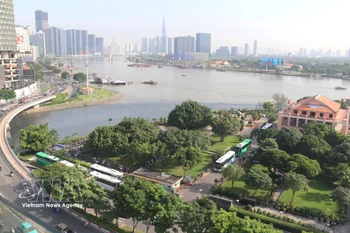 胡志明博物馆胡志明市分馆将与公园、广场相连接，并结合扩建阮必成路以及发展公共服务设施。图自越通社