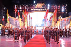 2026年秋季昆山-劫泊庙会开幕。图自越通社