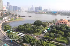 胡志明市的一角。图自越通社