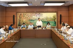 越共中央总书记、国家主席苏林发表意见。图自越通社