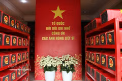 500昼夜战役展开3个月后在黎氏莲公园共归集664具烈士遗骸。图自越通社