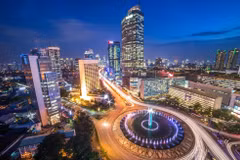 印度尼西亚首都雅加达的一角。图自Indonesia Expat