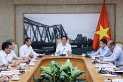 越南政府副总理胡国勇主持关于设立兴安省高新技术园区的会议。图自越通社