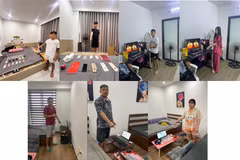 专案中被抓获的部分犯罪嫌疑人。广宁市公安局供图
