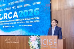 嘉莱省科技厅副厅长张光峰致开幕辞。图自越通社