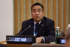 越南常驻联合国代表团副团长阮海流公使。图自越通社