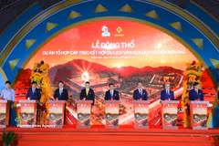 奠边府历史文化旅游综合缆车项目正式启动。图自越通社