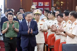 苏林总书记：建设掌握科技的刑事警察力量