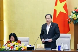 越南国会主席陈青敏。图自越通社