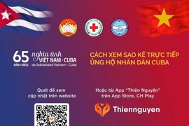 “支持古巴人民行动”启动30小时内募集善款已达到650亿越盾最低目标水平。图自越通社