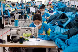 越南纺织服装产业在加拿大市场留下鲜明印记。图自越通社