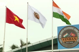 越南与印度开展维和实地综合演习。图自越通社