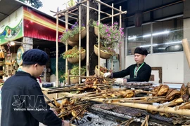 西贡旅游总公司美味佳肴和美食文化节介绍各地的美味佳肴。图自越通社