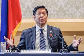 菲律宾总统小费迪南德·马科斯。图自Kyodo