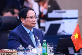 范明政总理出席第三届亚洲零排放共同体领导人会议。图自越通社
