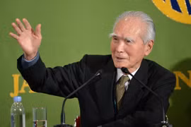 日本前首相村山富市。图自tuoitre.vn