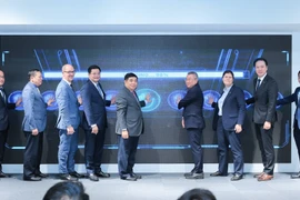 法国工业软件领域跨国企业达索系统（Dassault Systèmes）在河内的研发中心揭幕仪式。图自越通社