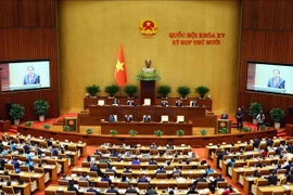  越南第十五届国会第十次会议隆重开幕。图自越通社