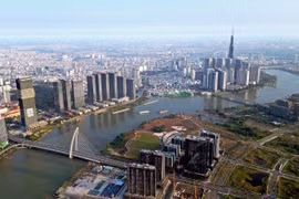 胡志明市一角。图自越通社