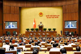 会议场景。图自越通社